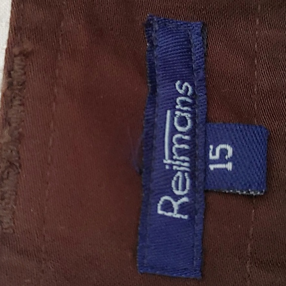 NWT Reitmans Brown Trendfits City Shorts Cuffed Size 15 - Picture 4 of 7